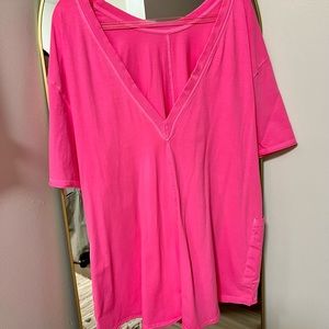 free people hot shot tee romper